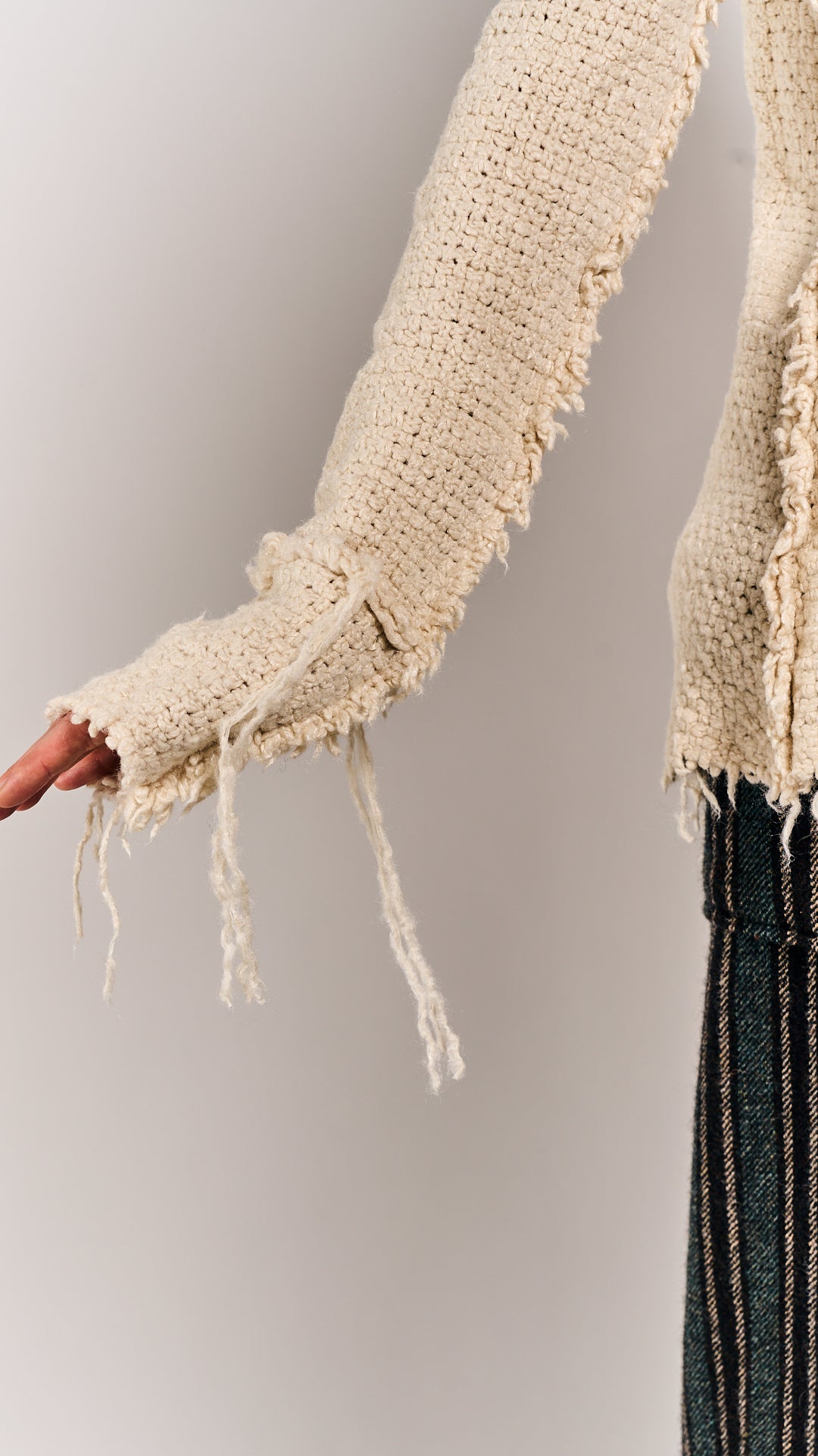 Rundholz DIP Pullover Ivory
