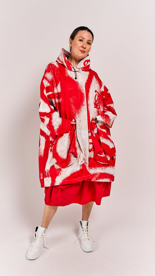 Rundholz Mainline Coat Ketchup Print