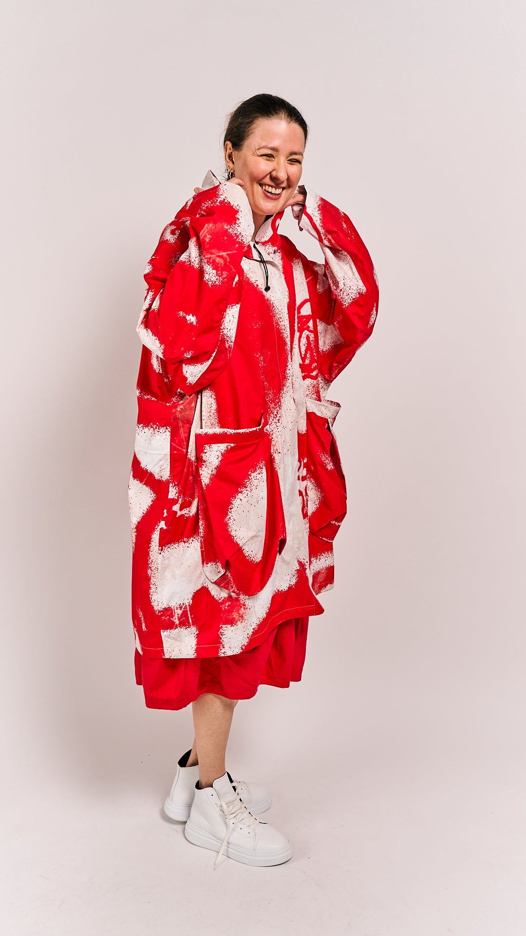 Rundholz Mainline Coat Ketchup Print