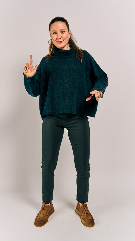 Rundholz Black Label Pullover Forest Melange