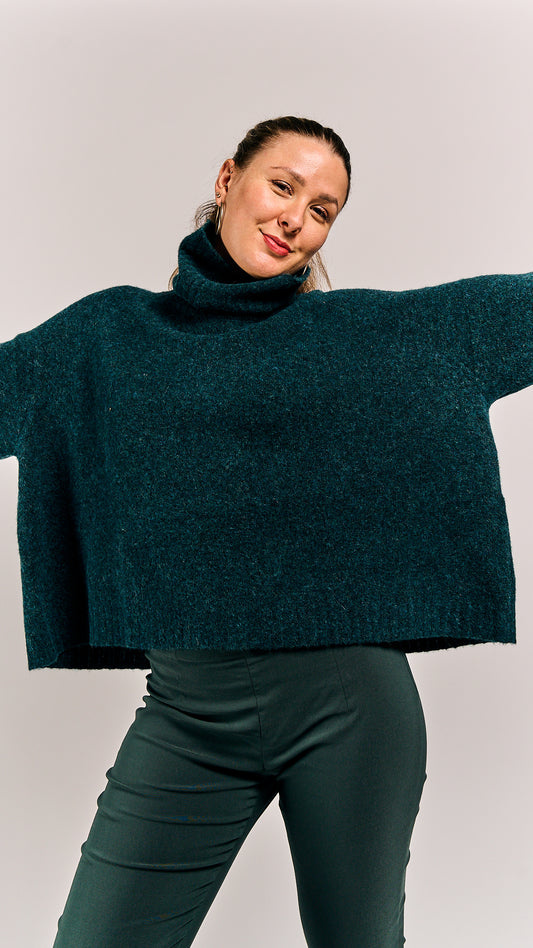 Rundholz Black Label Pullover Forest Melange