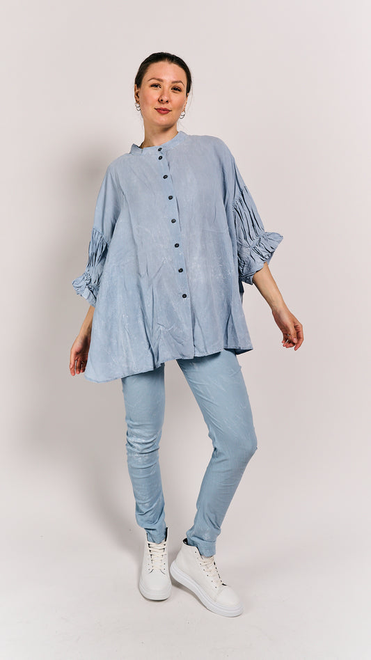 Rundholz DIP Blouse Sky Fog