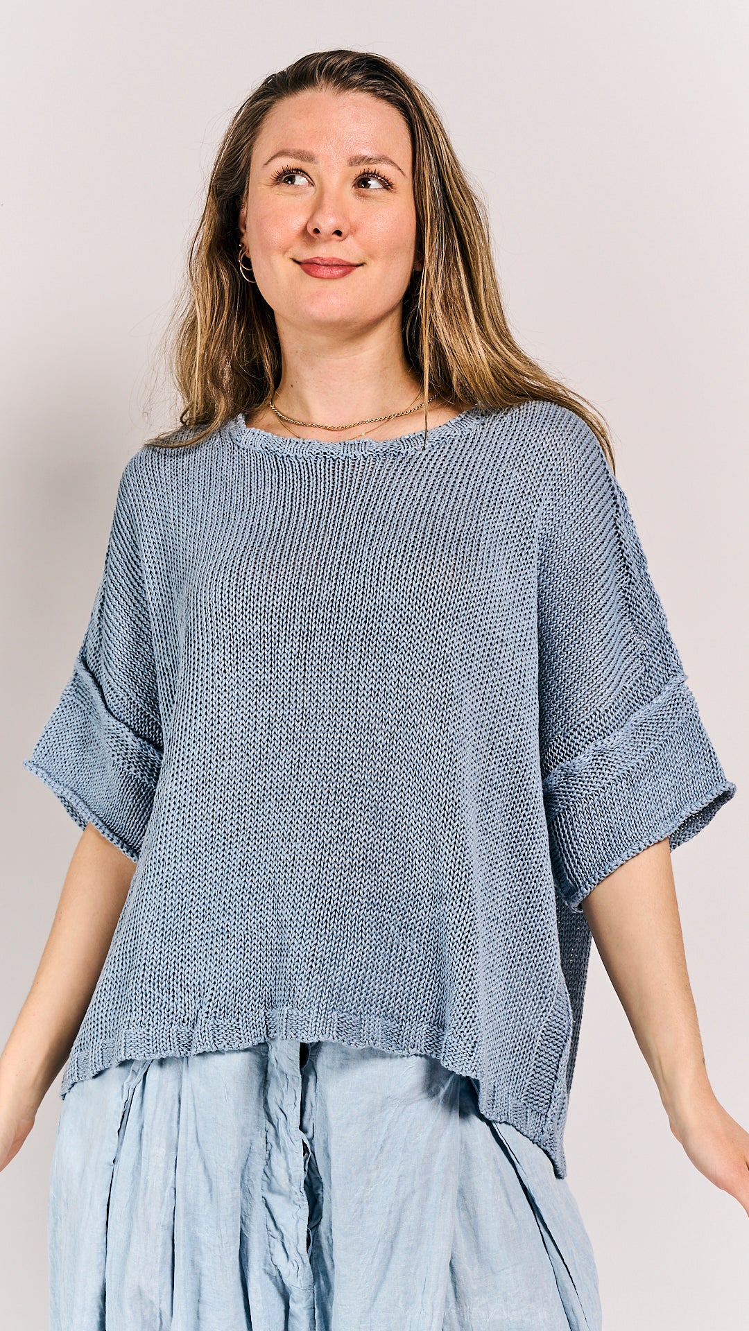 Rundholz DIP Pullover Sky