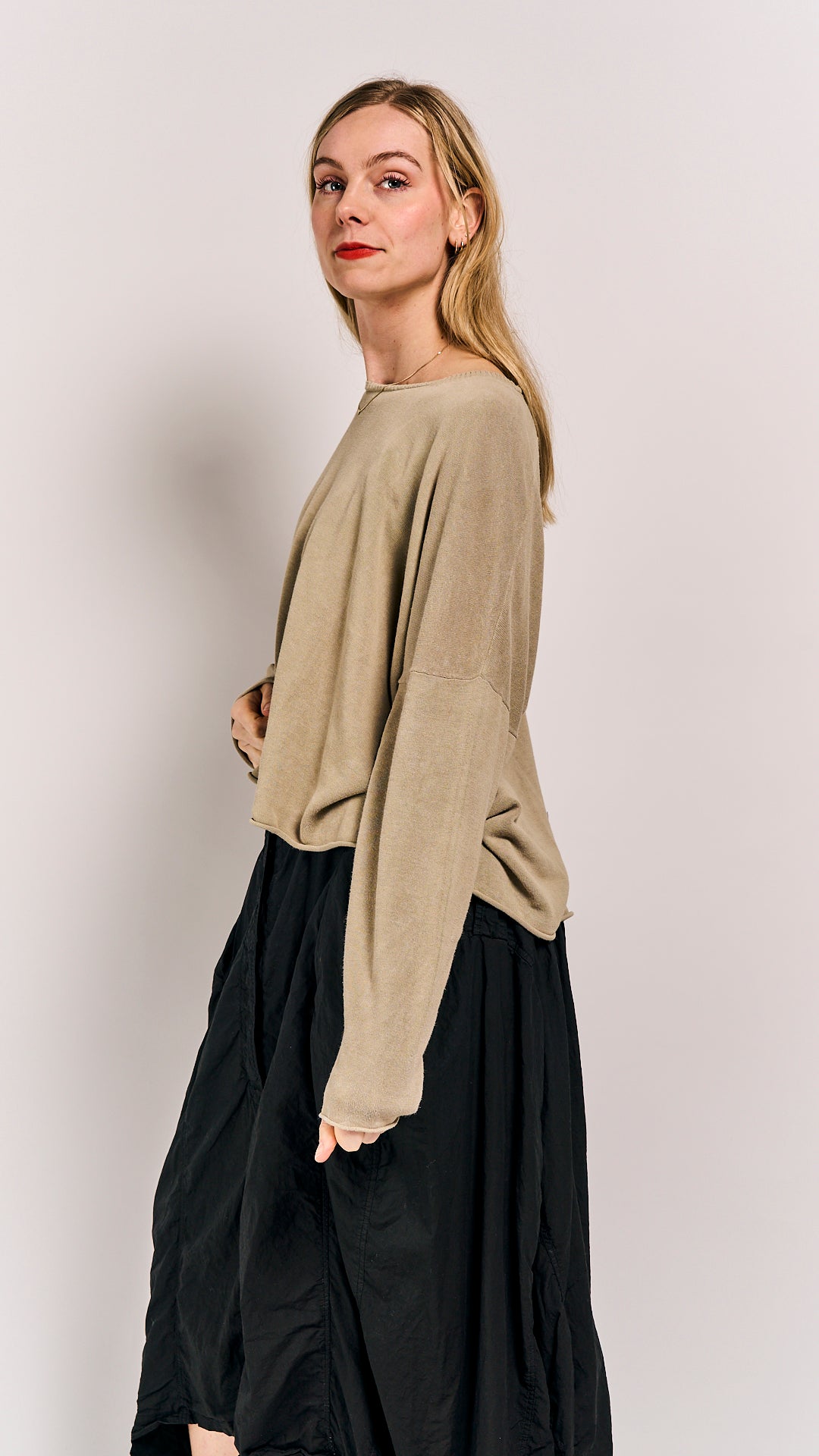 Rundholz DIP Pullover Linen Fog