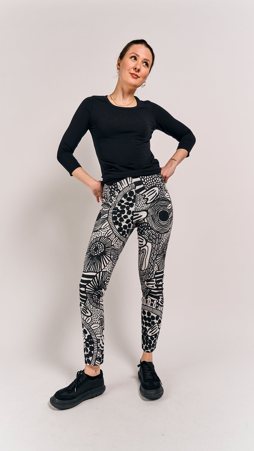Rundholz Black Label Trousers Black Print