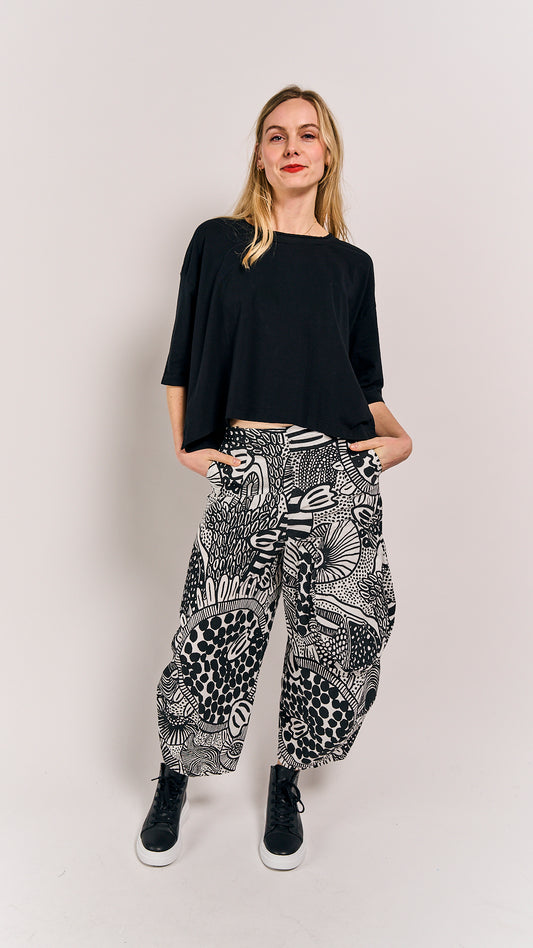 Rundholz Black Label Trousers Black Print