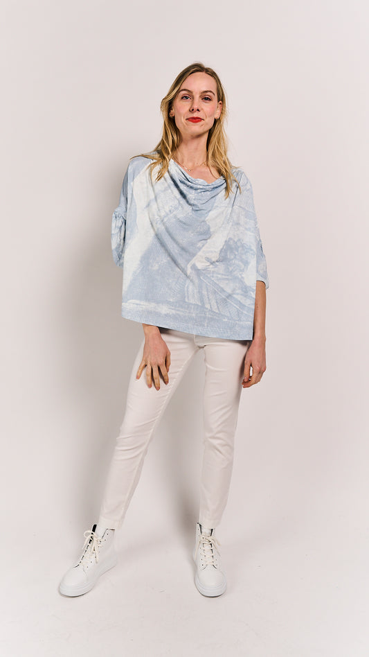 Rundholz DIP Shirt Sky Print