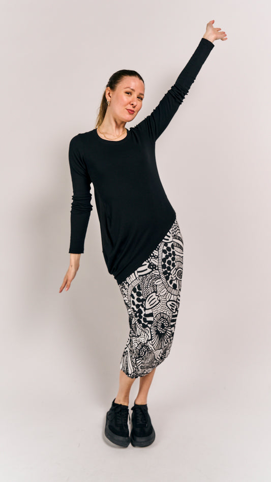 Rundholz Black Label Skirt Black Print