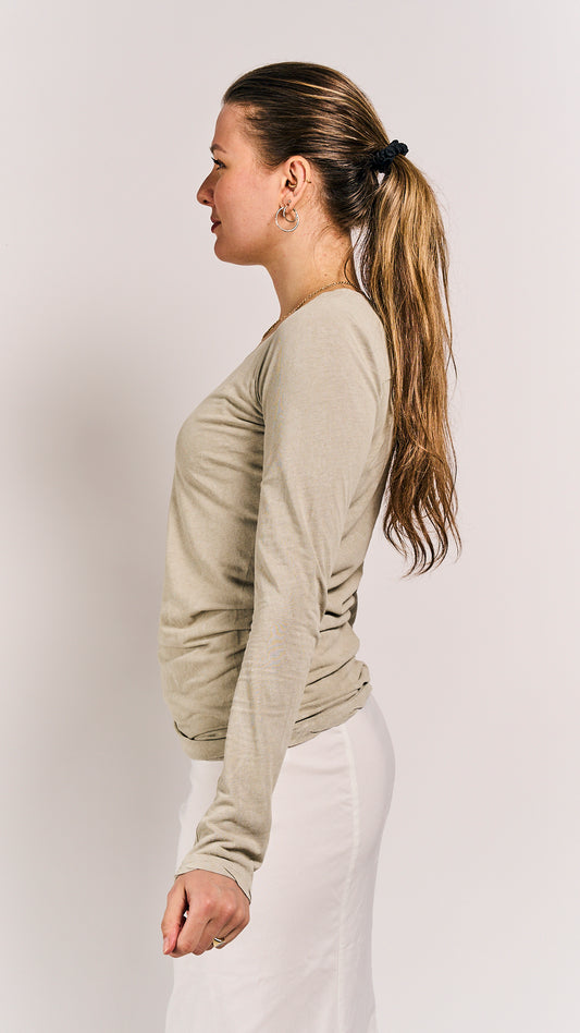 Rundholz DIP Shirt Linen Fog