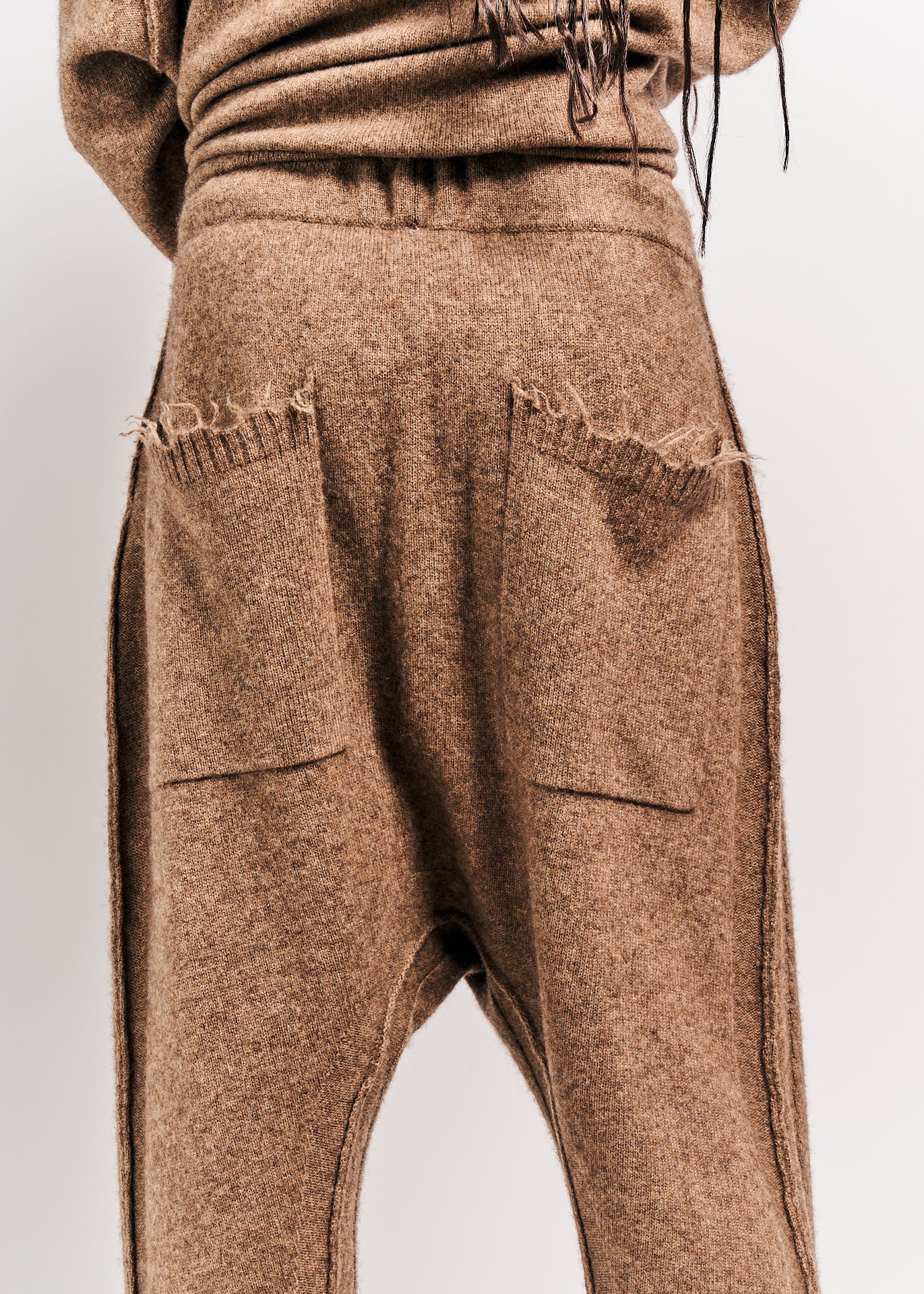 Rundholz Mainline Knitted Trousers Camel Mel