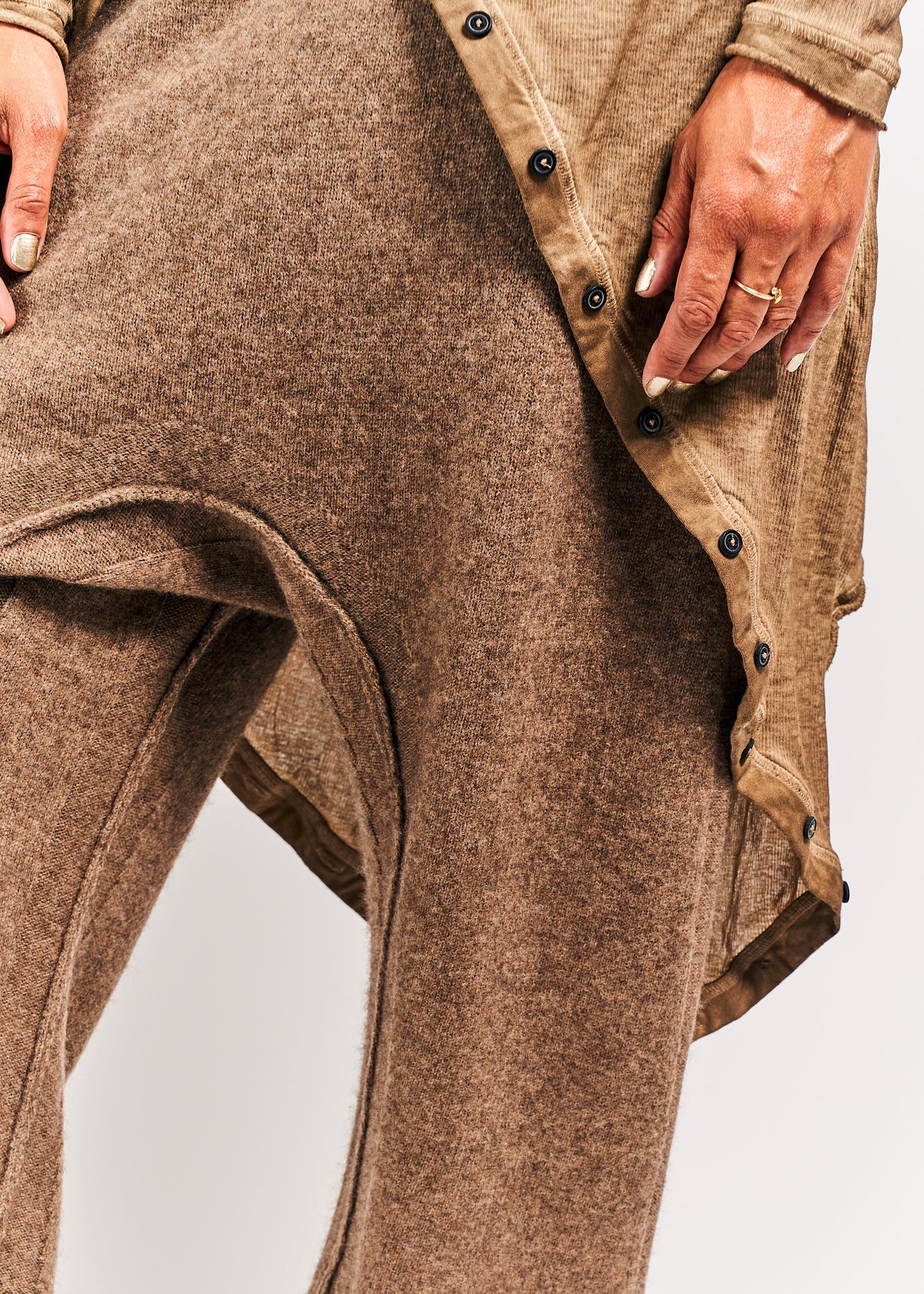 Rundholz Mainline Knitted Trousers Camel Mel