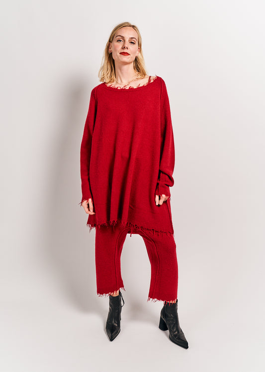 Rundholz Mainline Knitted Long Sweater Sunset