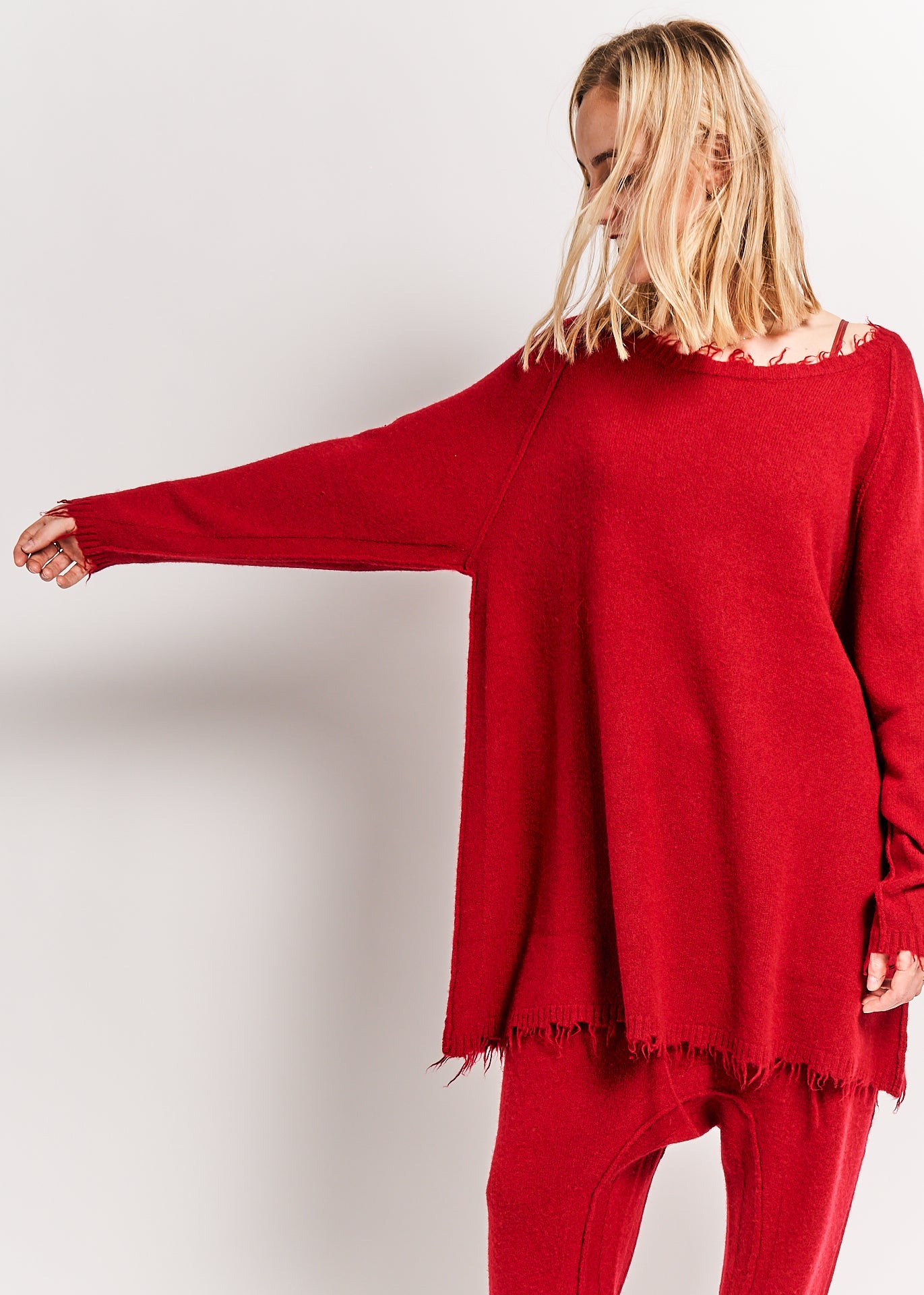 Rundholz Mainline Knitted Long Sweater Sunset