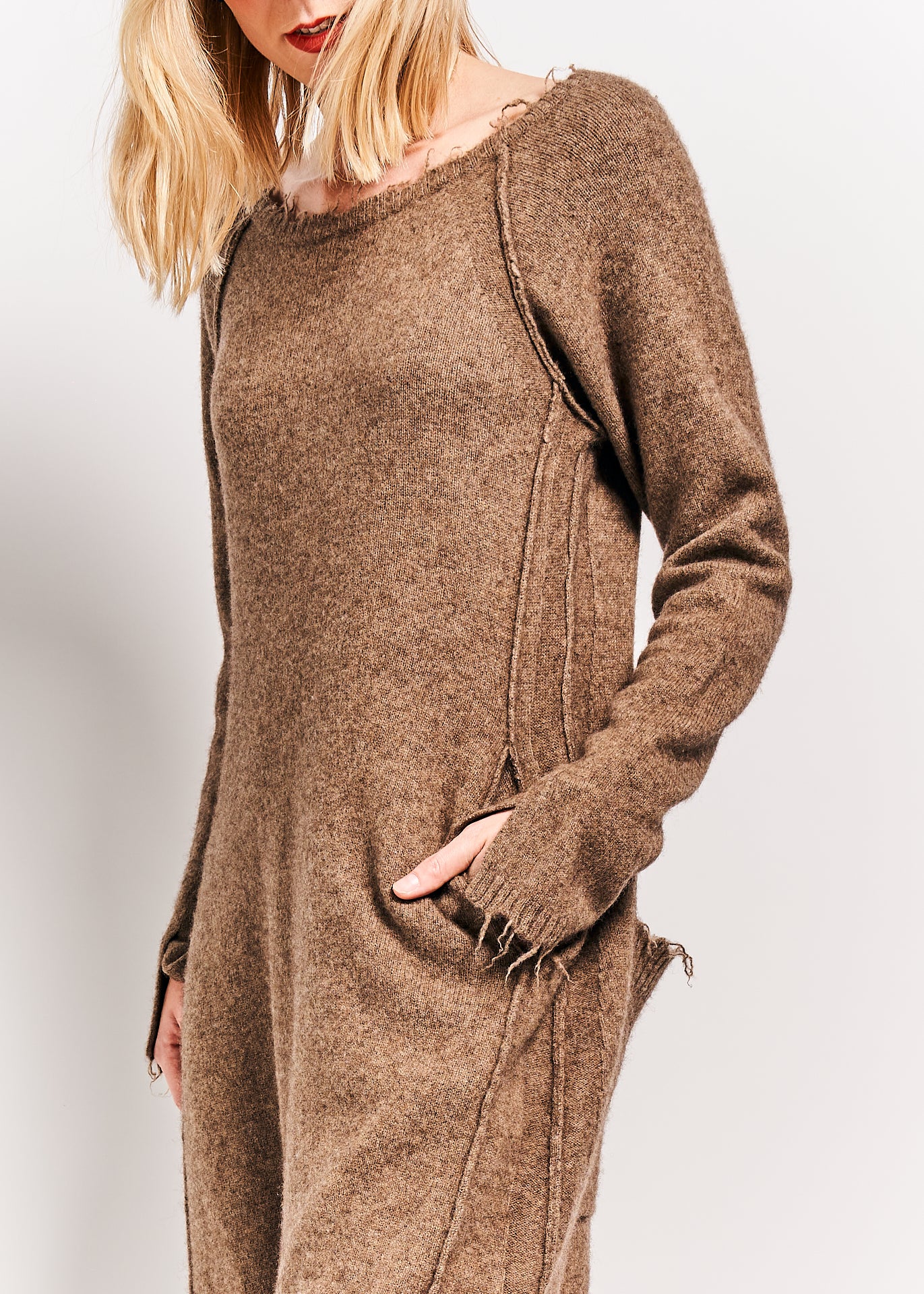 Rundholz Mainline Knitted Jumpsuit Camel Mel