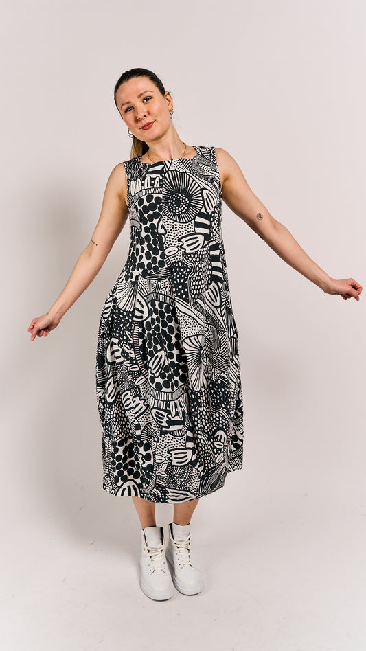 Rundholz Black Label Dress Black Print size Small