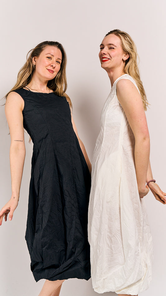 Rundholz Black Label Dress Black Poplin Print