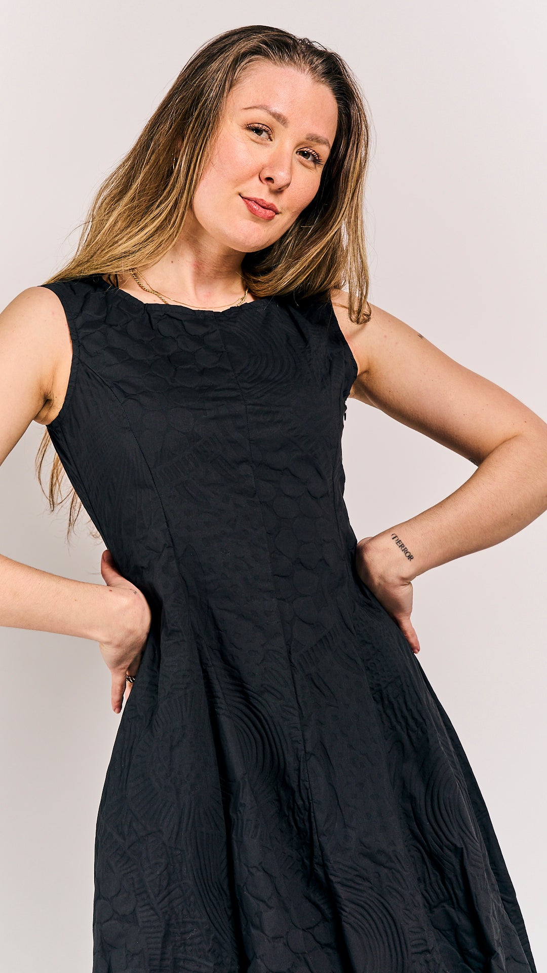 Rundholz Black Label Dress Black Poplin Print – StoreRiele
