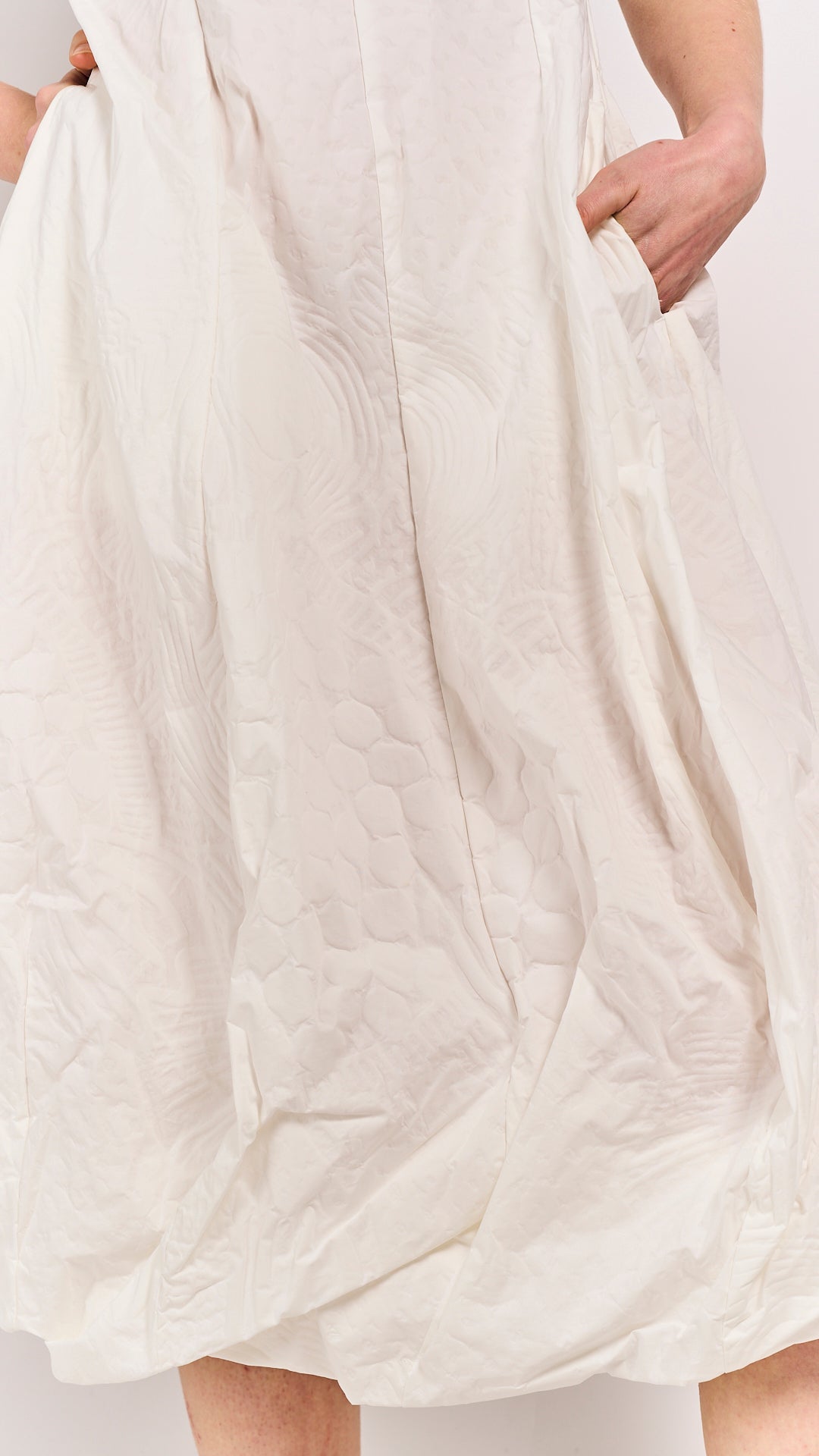 Rundholz Black Label Dress Offwhite Poplin Print