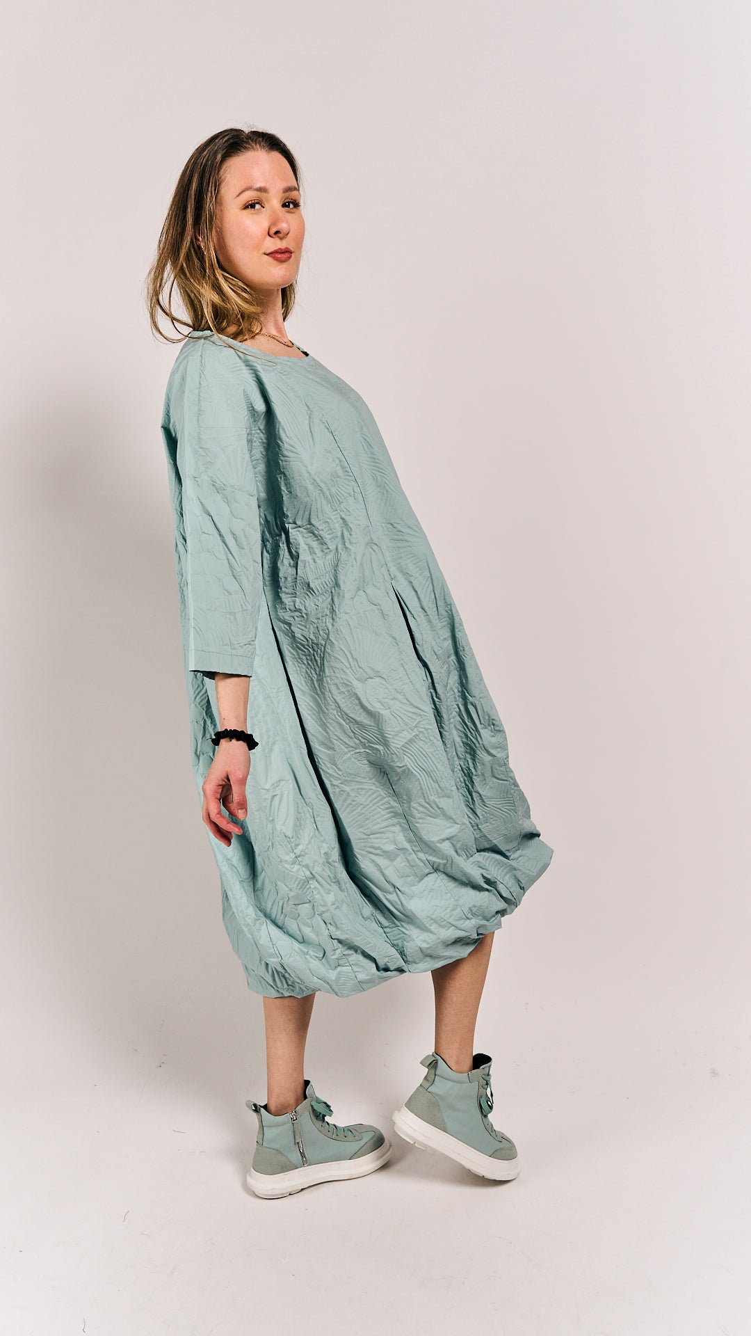 Rundholz Black Label Dress Mint Poplin Print