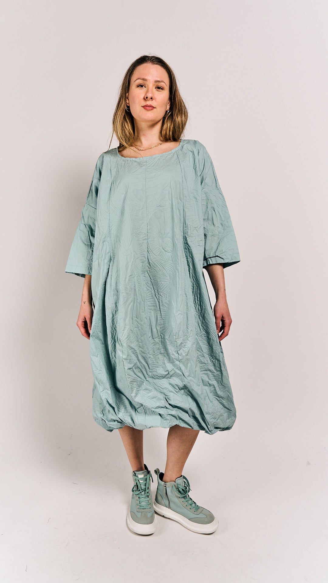Rundholz Black Label Dress Mint Poplin Print