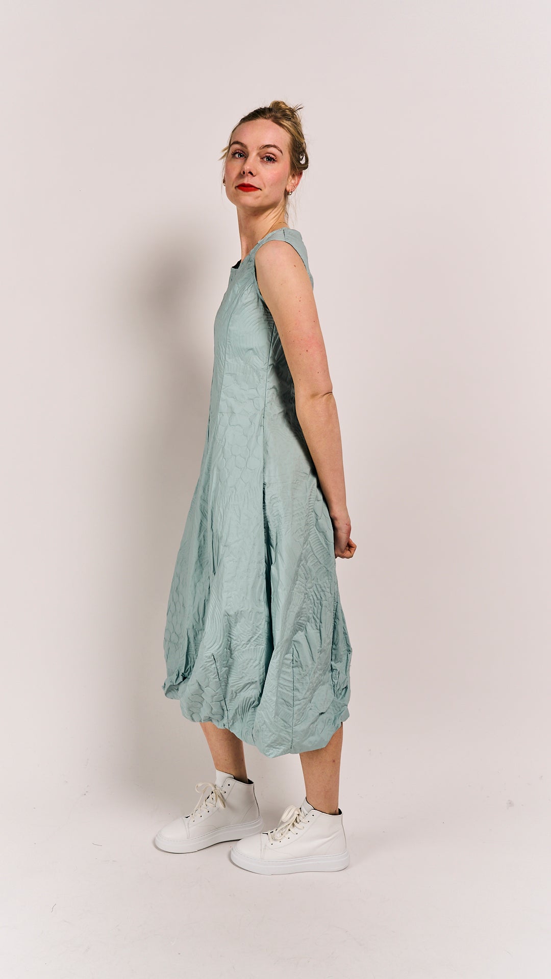 Rundholz Black Label Dress Mint Poplin Print size Extra Large