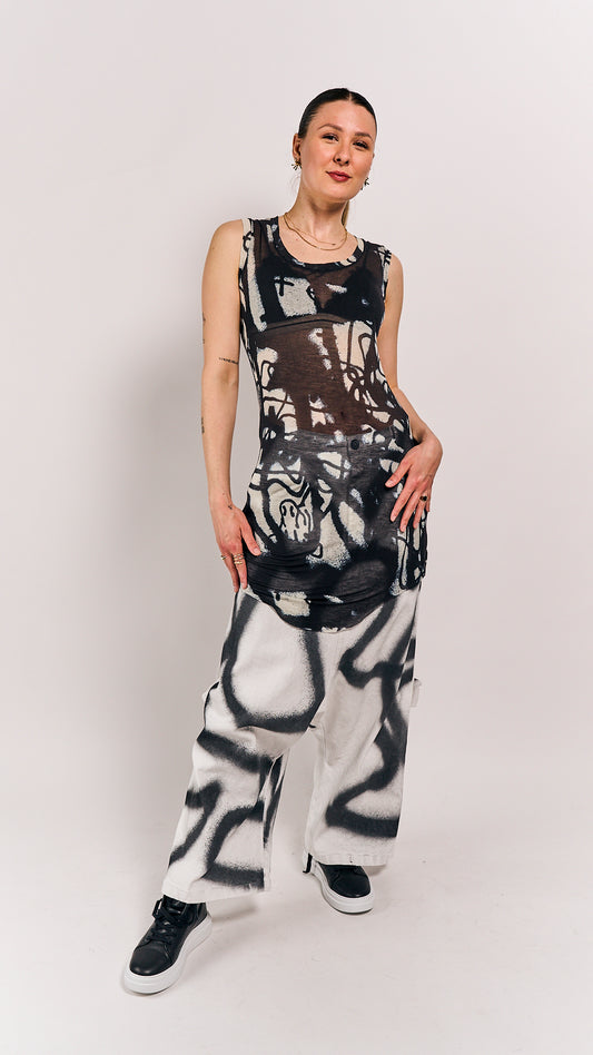 Rundholz Mainline Top Black Print