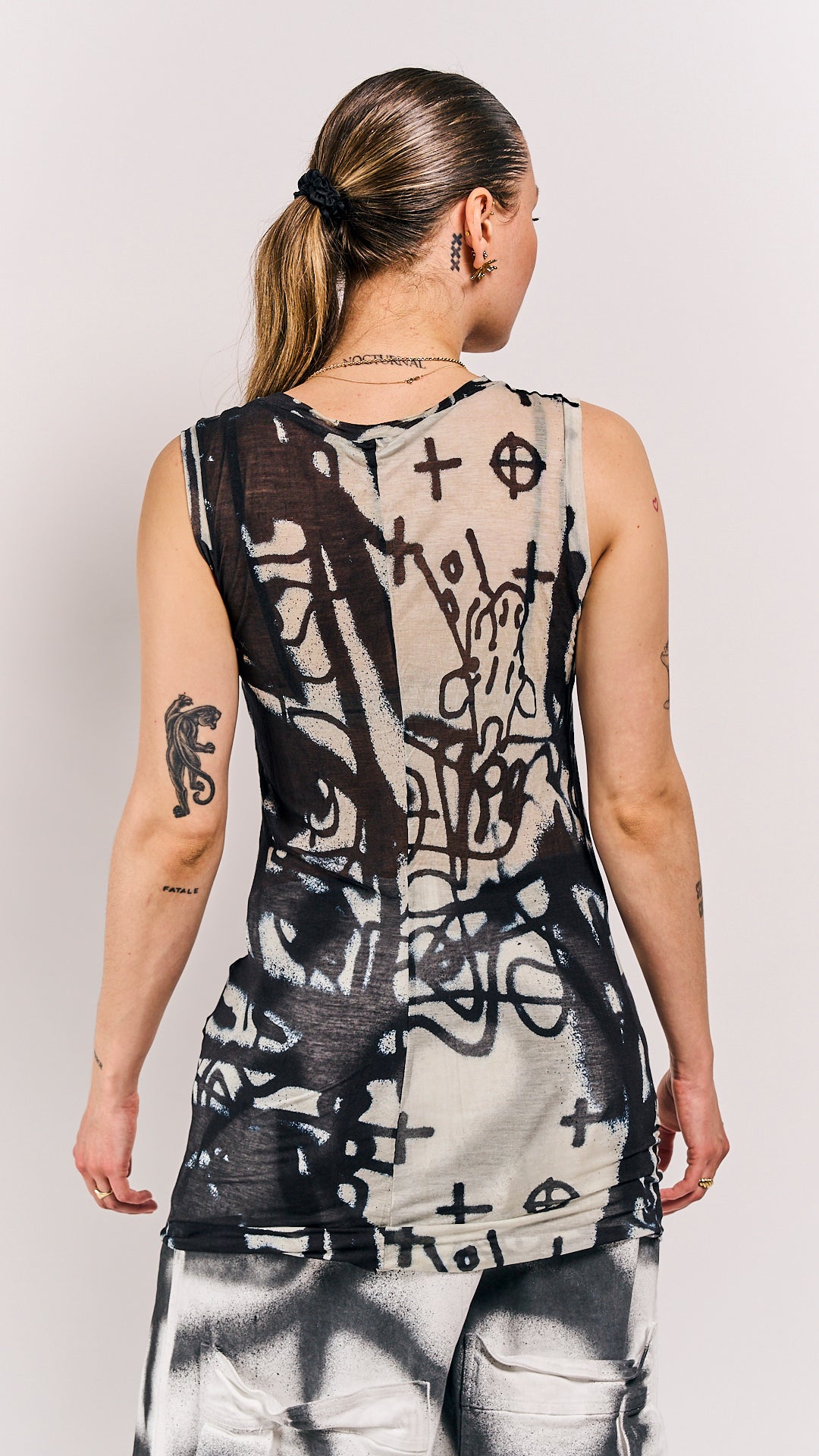 Rundholz Mainline Top Black Print