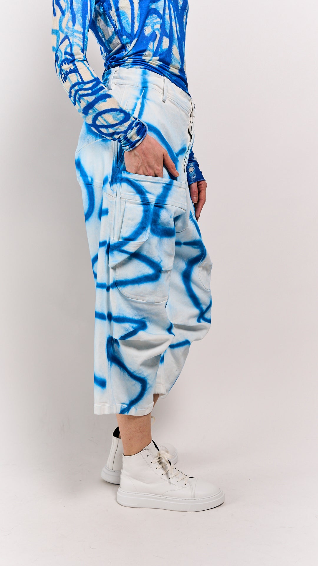 Rundholz Mainline Trousers Graffiti Electric size Extra Small