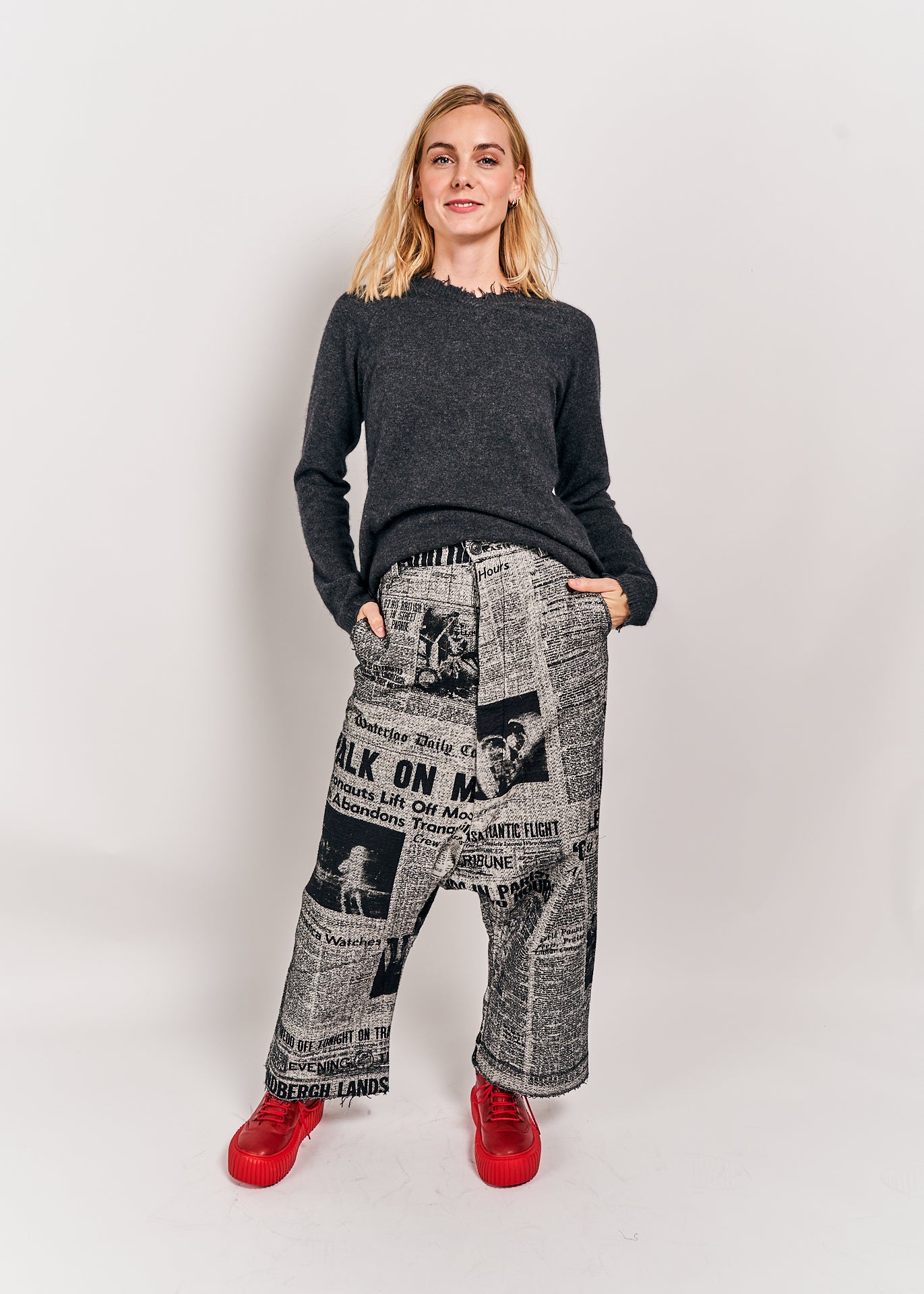 Rundholz Dip Trousers Moon Walk