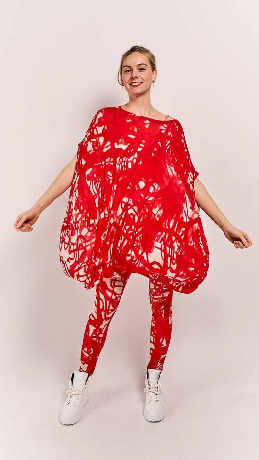 Rundholz Mainline Tunic Ketchup Print