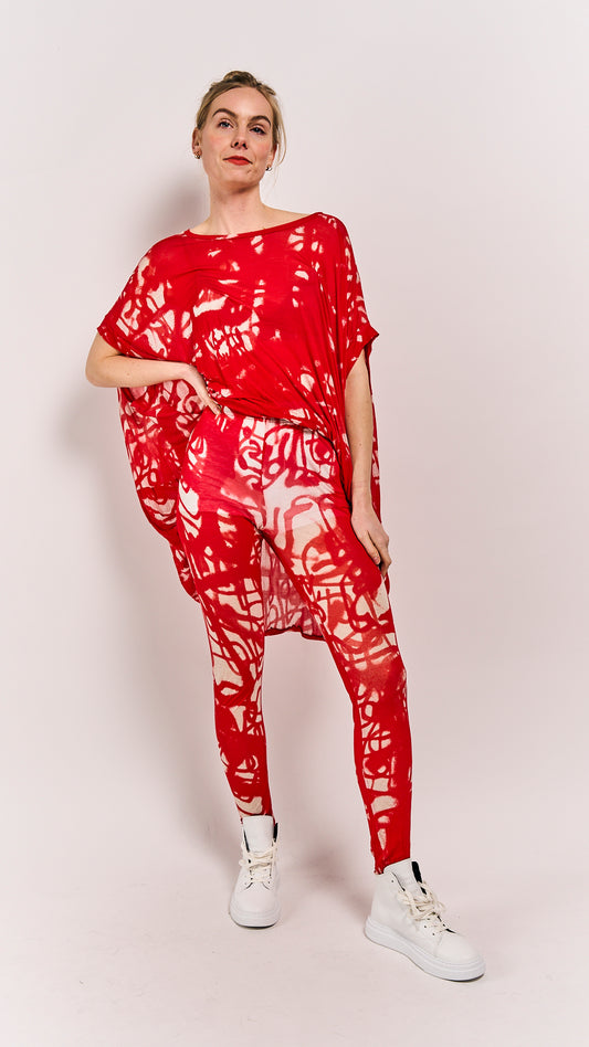 Rundholz Mainline Legging Ketchup Print