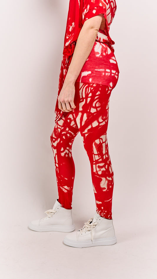 Rundholz Mainline Legging Ketchup Print