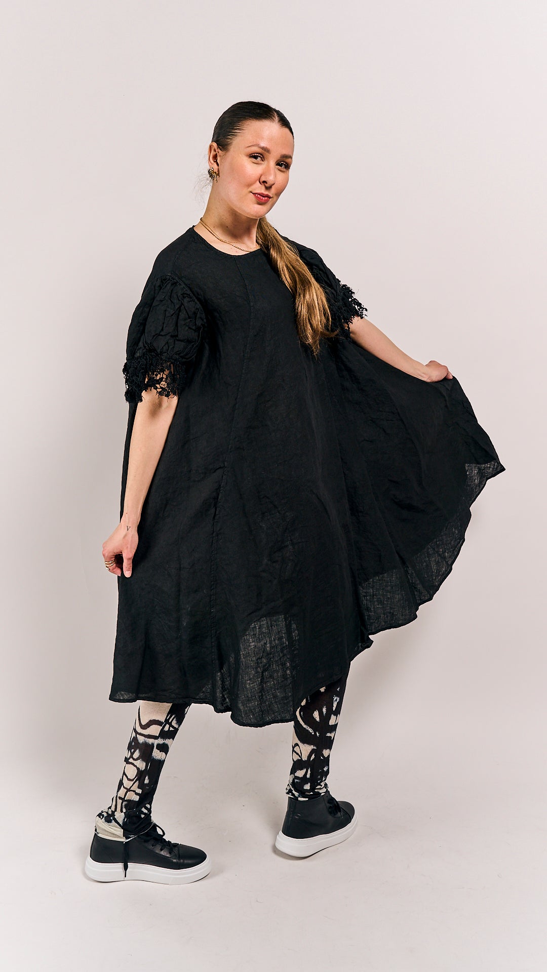 Rundholz DIP Dress Black Gloss