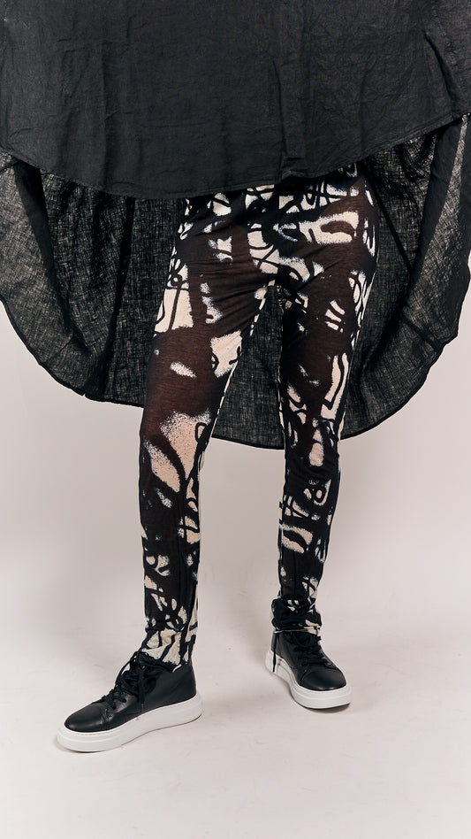 Rundholz Mainline Legging Black Print