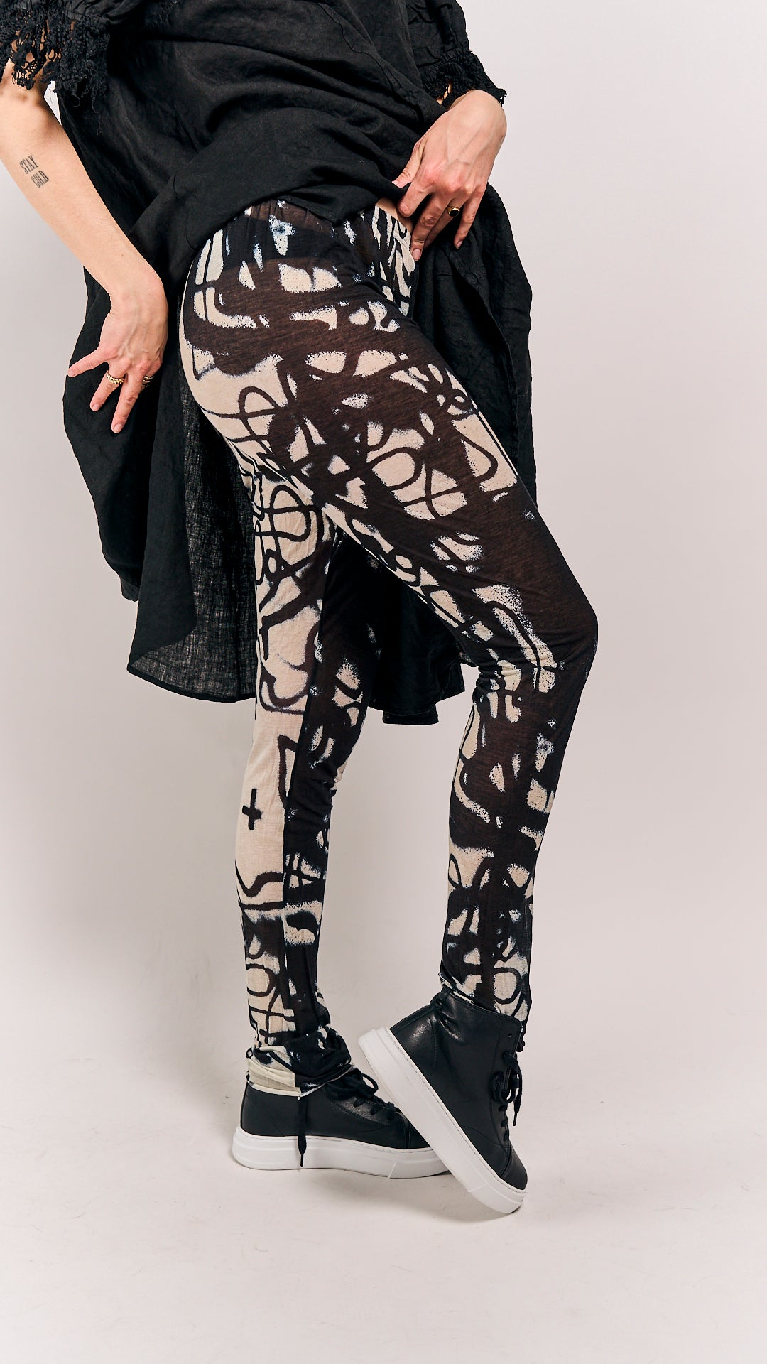 Rundholz Mainline Legging Black Print