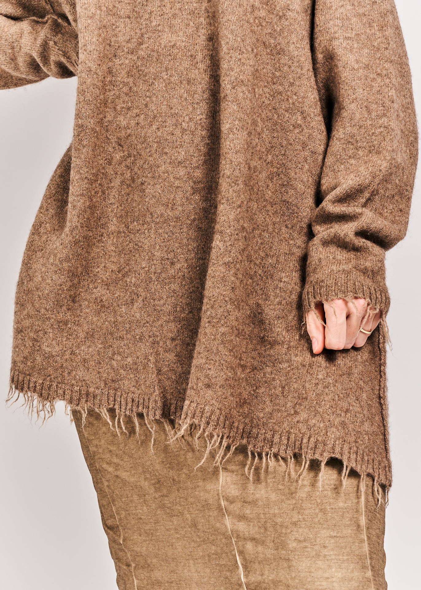 Rundholz Mainline Knitted Sweater Camel Mel