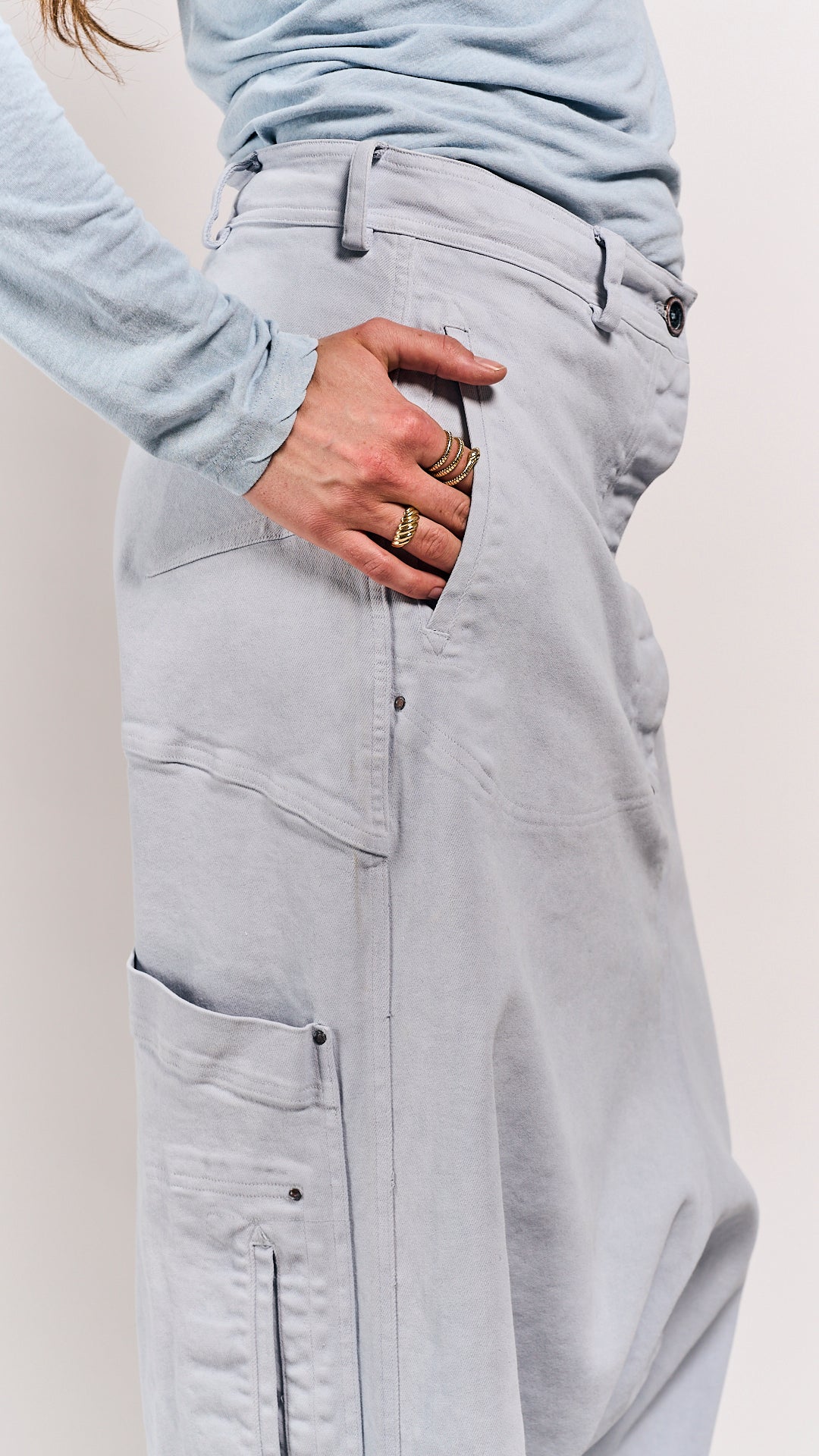 Rundholz DIP Trousers Sky Fog