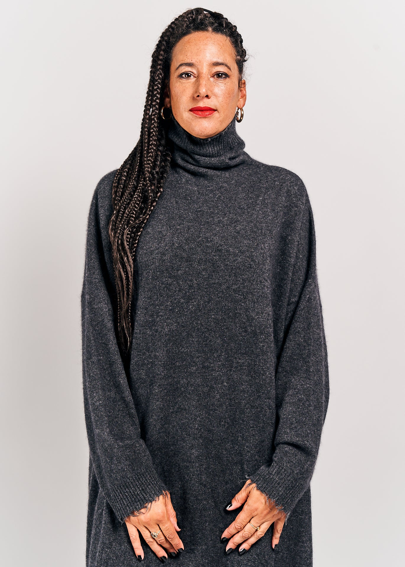 Rundholz DIP Pullover Coal