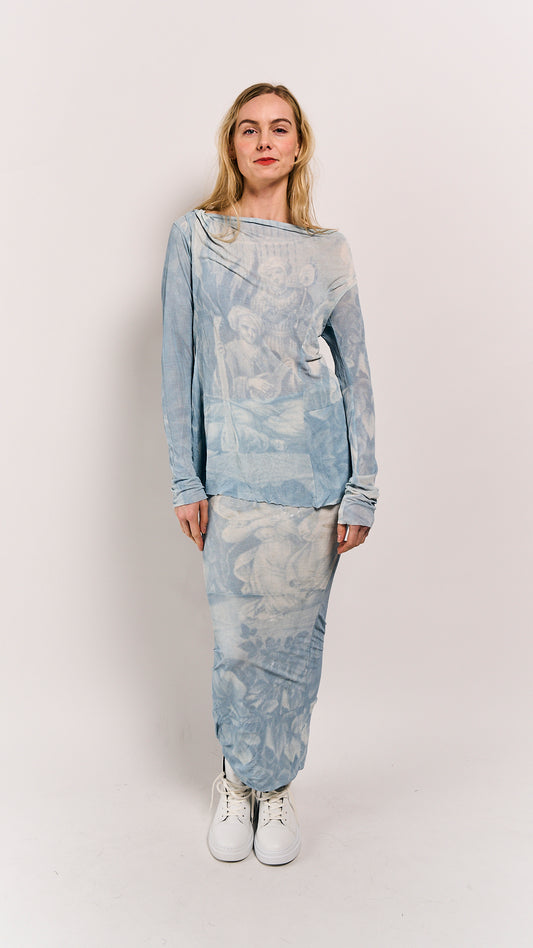 Rundholz DIP Shirt Sky Print