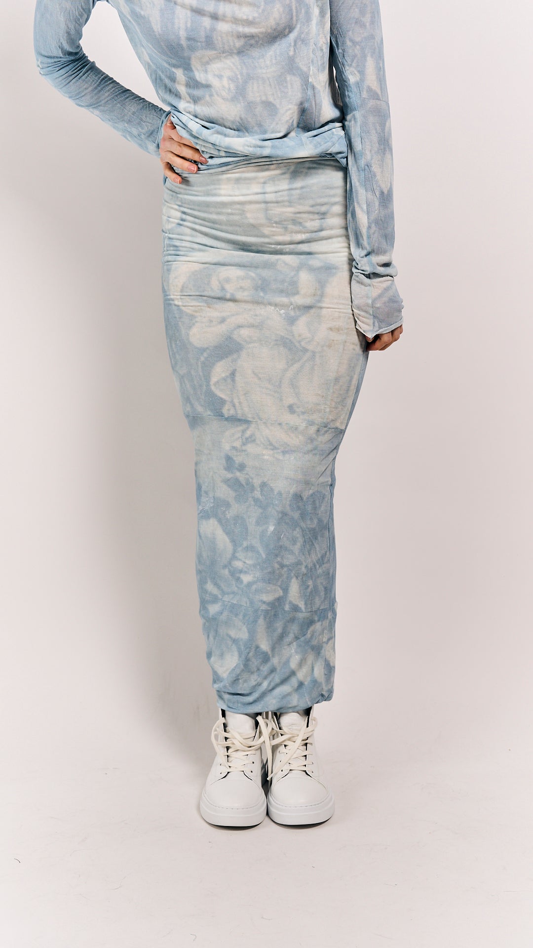Rundholz DIP Skirt Sky Print