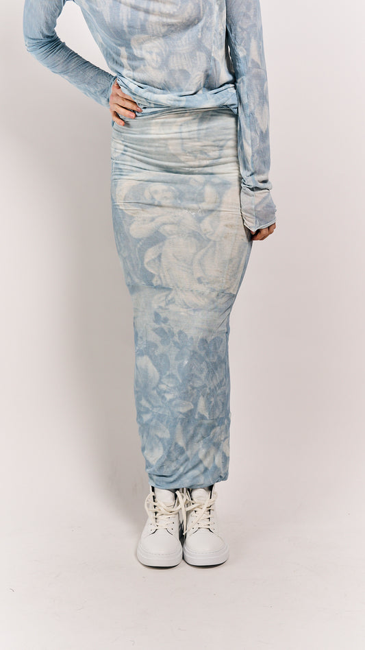 Rundholz DIP Skirt Sky Print