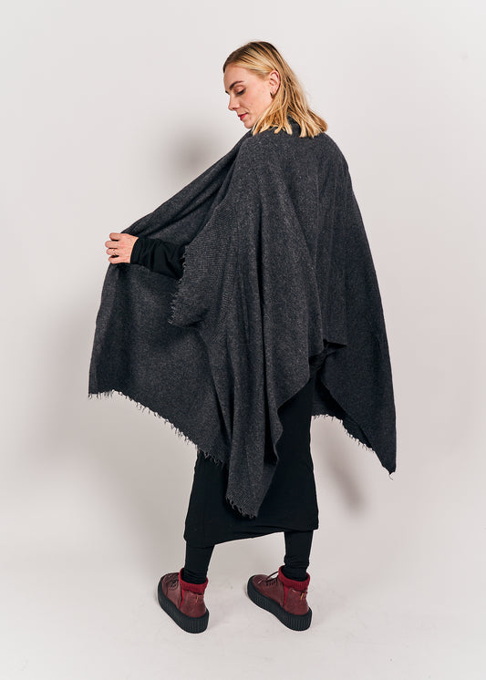 Rundholz DIP Cardigan Shawl Coal