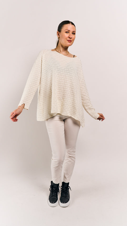 Rundholz Black Label Pullover Offwhite