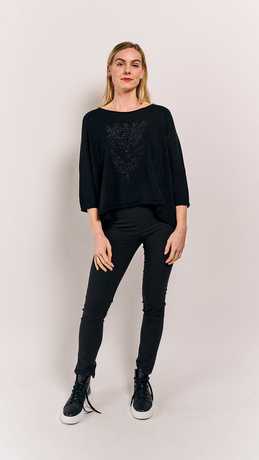 Rundholz Black Label Shirt Black Jacquard