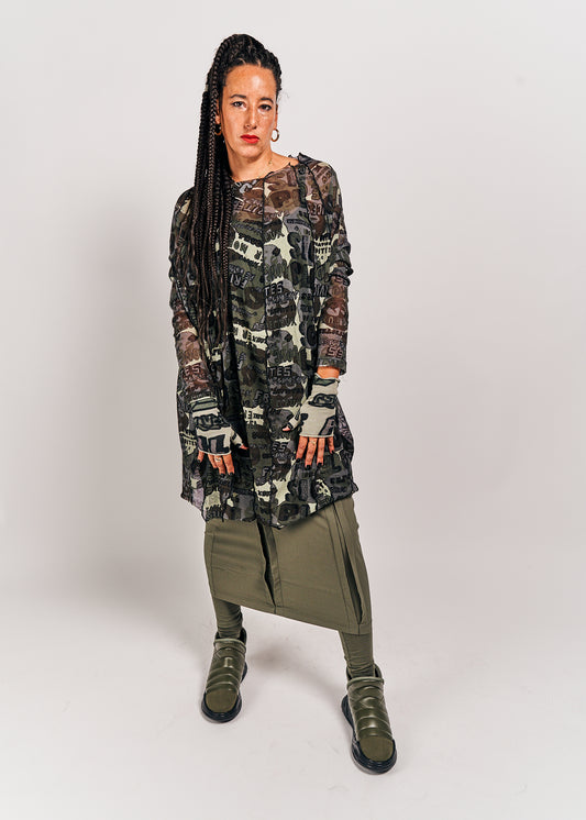 Rundholz Black Label Skirt Camp Print