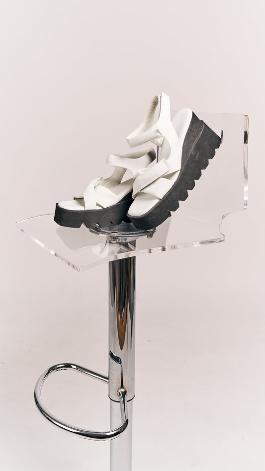 Puro Secret Shoes Twist & Shout White