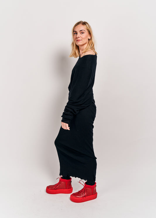 Rundholz Mainline Dress Black Melange