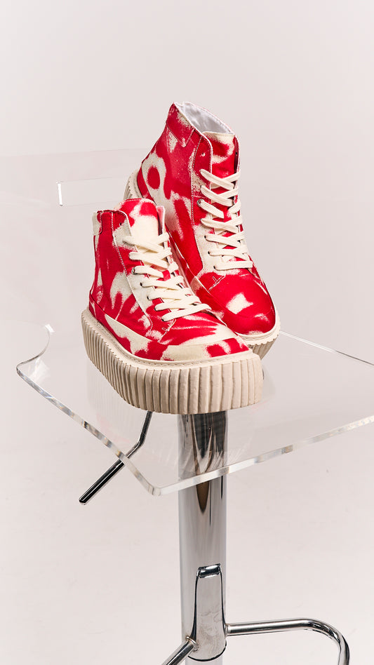 Rundholz Mainline Sneakers Ketchup Print