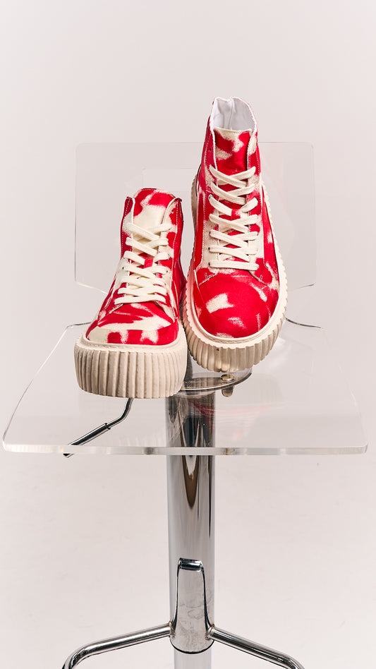 Rundholz Mainline Sneakers Ketchup Print