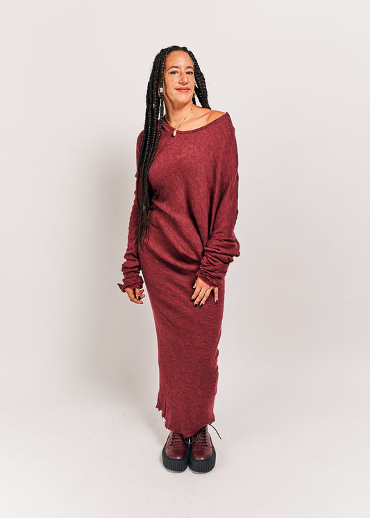 Rundholz Mainline Dress Merlot Melange